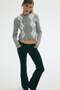 Flared corduroy trousers