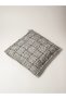 Mondri Gray Throw Pillow Cover (45X45) - 3
