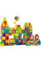 130-Piece Magnetic Building Tiles Set (STEM Toy)