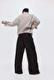 Wide jersey trousers - 4