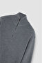 Men's Knitted Wool Zipped Sweater - 6