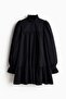 Frill-collared dress