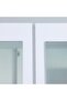 Supreme 4-Door Wardrobe with Mirror - White, Engineered Wood, 5-Shelf, 160x52x190cm, 2-Year Warranty - 7
