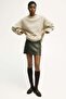 Pattern-knit long socks - 4