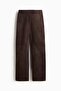 Straight-leg coated trousers - 5
