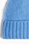 Fuzzy wool-blend beanie