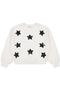 Stars Embroidered 10-13 Years Old Sweatshirt - Ecru 10-11 Years Old