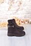 1187 Comfortable Warm Lining Non-Slip Sole Zippered Women's Boots - 5