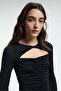Cut-out jersey top
