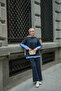 Women's Shirt Detail Two-Piece Set Navy Blue - 2