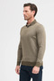 Men's Polo Neck Long Sleeve Sweatshirt - 2