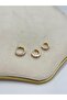 Baget Stone Set Earrings (Steel) - 2
