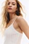 Cotton pointelle strappy top - 3