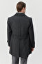 Men's Waist Detailed Short Coat - 5
