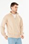 Men's Full Zip Cotton Tracksuit Top Beige 9507-B - 5