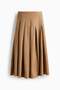 Pleated midi skirt - 4