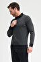 Men's Polo Neck Long Sleeve Sweatshirt - 3