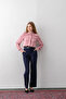 Double Belted Ribbed Stylish Trousers - 6