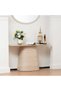 Baela Ceramic Top Console Table - Beige/Stone, 140x40x80cm, 2-Year Warranty, Living Room Furniture