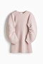Viscose-blend rib-knit dress
