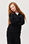 Girl's Collar Detailed Sweat Top - 5