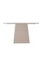 Baela Ceramic Top Console Table - Beige/Stone, 140x40x80cm, 2-Year Warranty, Living Room Furniture - 6