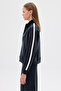 Women's Striped Detail Sweat Top - 2