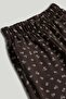 Brown Floral Wide-Leg Joggers - 2