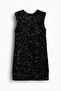 Bow-detail sequined dress - 4