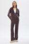 Women's Striped Detail Sweat Top - 6
