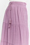 Women's Elastic Waist Long Skirt - 8