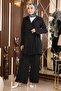Belt Detailed Suit Black Msw19106-1 - 3