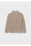 Boy's Zippered Sweater Cream 7304 - 5