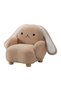 Floppy Ears Kids Chair - Light Beige & White, Cozy 1-Seater, Durable Wood & Fabric, 2-Year Warranty - 3