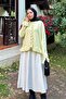 Ruffle Detailed Cardigan Yellow
