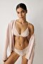 Padded soft lace bra