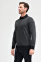 Men's Polo Neck Long Sleeve Sweatshirt - 2