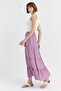 Women's Elastic Waist Long Skirt - 2