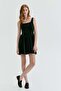 Sleeveless velour dress - 3