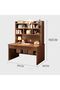 Modern Multifunctional Computer Table Home Office Writing Workstation with Storage Shelves 80 CM - 7