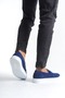 Slw180 estilo x laceless suede men's daily sport classic shoe sbt - navy blue - 3