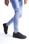 Slw165 elite lace-up men's daily sneaker shoes cst - black - 2