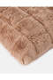 Beige Textured Fur Cushion - 3