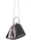 Women's Faux Leather Anthracite Evening Dress Bag - 4