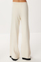 Contrast Stripe Top and Bottom Knitwear Set Lci0061 Cream - 6