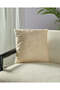 Beige Embossed Cushion