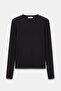 Women's Crew Neck Fingerless Long Sleeve Bodysuit/Blouse - 2