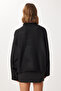 Bat Sleeve Turtleneck Knitwear Sweater Lmt0049 Black - 7