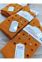 Women's Wool Socks Seamless Polka Dots Patterned 3 Pairs - 2