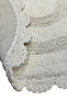 Half Ecru 100% Cotton Single 80X50 cm Bath Mat Set - 2